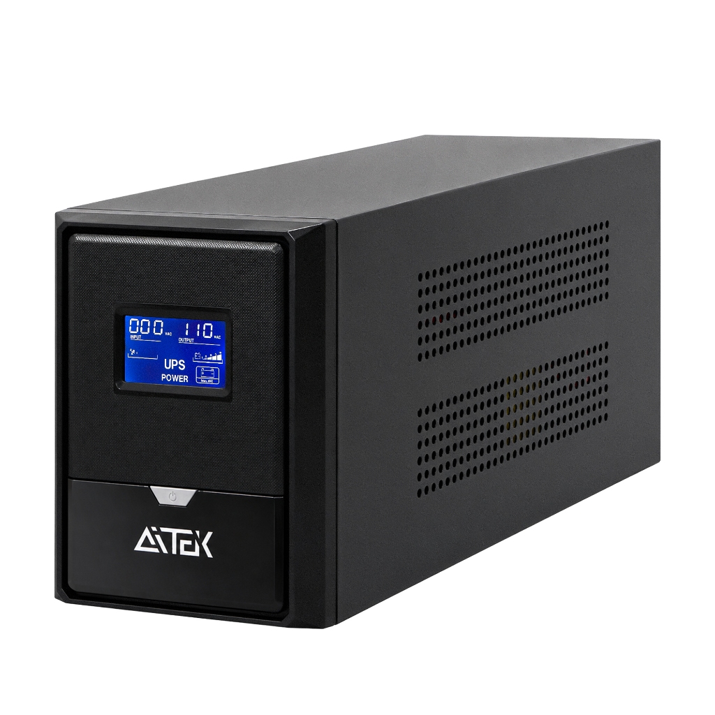 Nobreak Aitek 1200VA ou 1500VA Bivolt 110V/220V 3 Tomadas Display LCD UPS Senoidal Simulada
