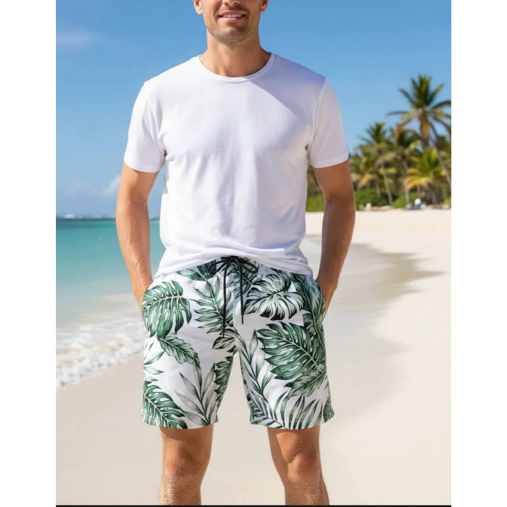 Short Tactel, Elastano Mauricinho Masculino Praia Piscina Premium Confortável, moda praia shorts verao