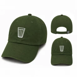 Boné Dad Hat Copo Americano Verão Bordado 100% Algodão Lavado