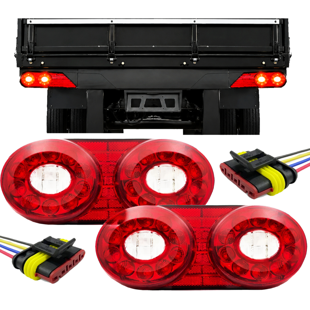 Lanterna Traseira Led Caminhão Carreta Randon Style Refil 12v/24v Bivolt