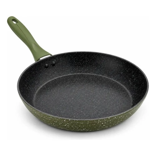 Frigideira Cerâmica Antiaderente Grande 24cm Premium Compatível Todos Fogões Gás Cooktop Indução Elétrico Vitro Cerâmico