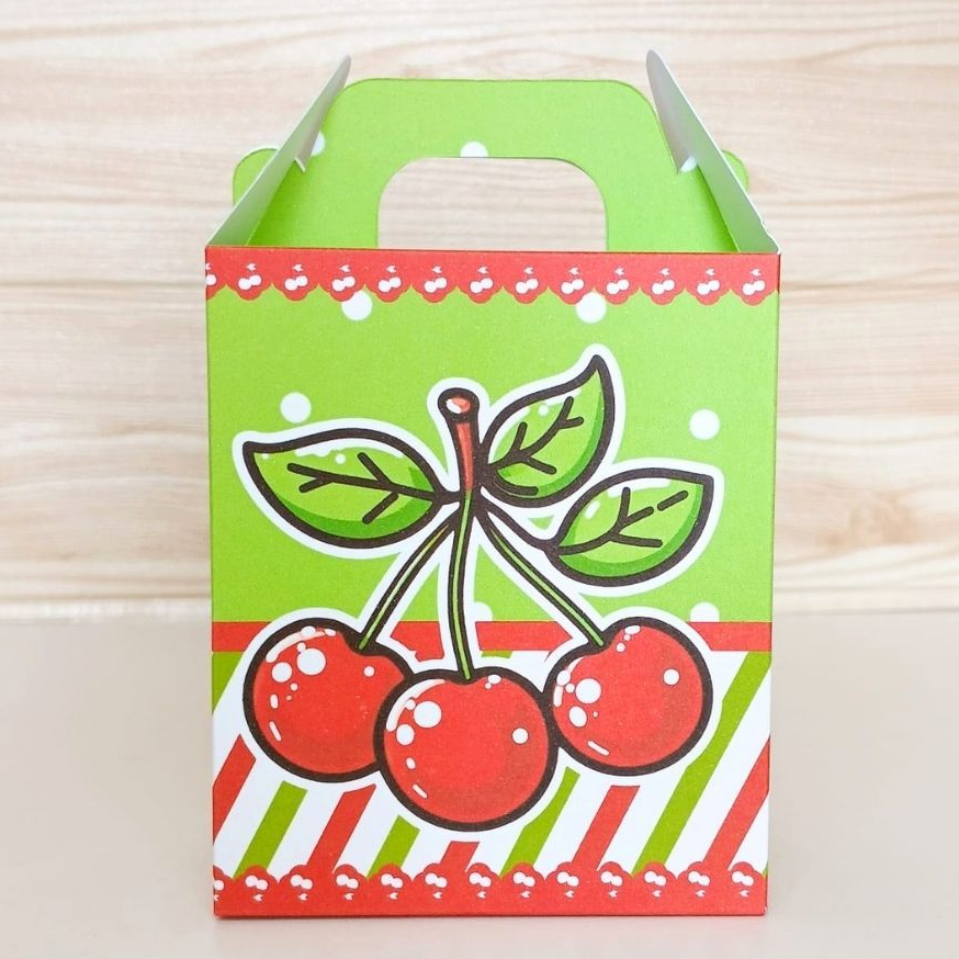 Caixa Maleta Cereja (Cerejinha) Personalizada / Lembrancinha Festa Infantil / Aniversário