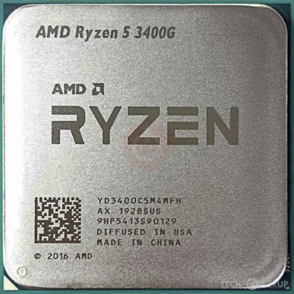 Processador AMD Ryzen 5 3400G, 4-Core, 8-Threads, 3.7GHz (4.2GHz Turbo), Cache 6