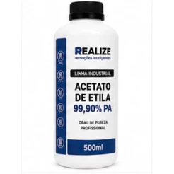 Removedor de Esmaltes Acetato de Etila PA 99,99% 500ML