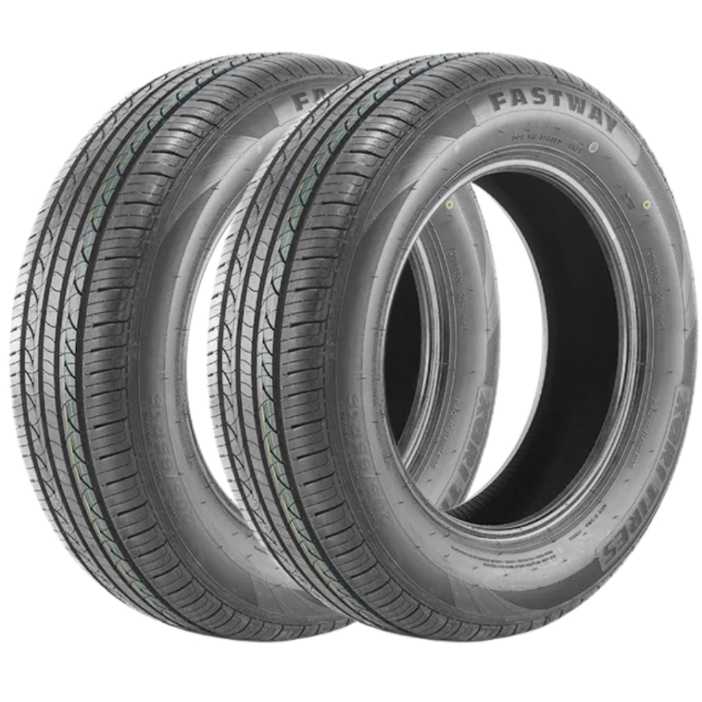 Kit 2 Pneus 185/60 R15 XBRI Fastway F1 84H Aro 15 Novos