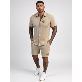 Conjunto Masculino Premium Camisa e Bermuda | Kit Verão Moda Masculina Casual