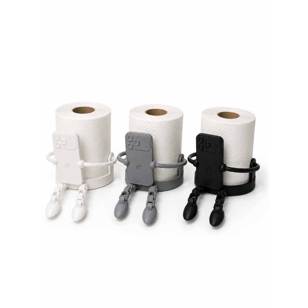Suporte para Papel Higiênico Porta Papel Criativo Banheiro Decoração Divertida