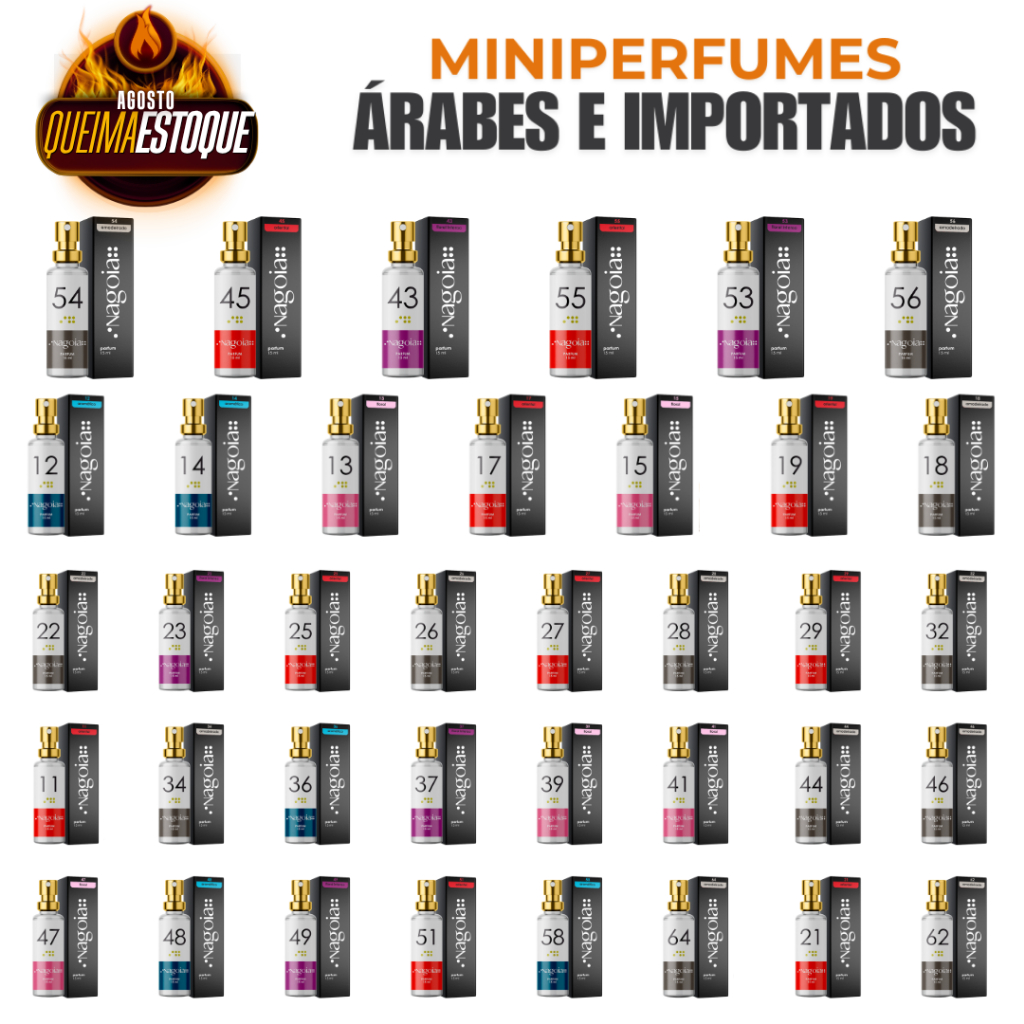 Perfume Importado Árabe Masculino e Feminino 15ml