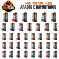 🔥 Perfume Importado e Árabe Masculino e Feminino de 15 ml - ALTA FIXAÇÃO - Inspirações da Nagoia
