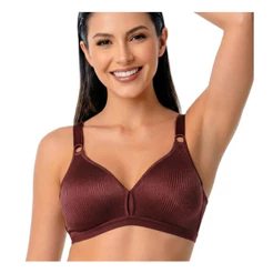 Sutiã Olimpo Bourbon Adulto Feminino DeMillus Original Sutiã Feminino Microfibra Alças Ajustáveis