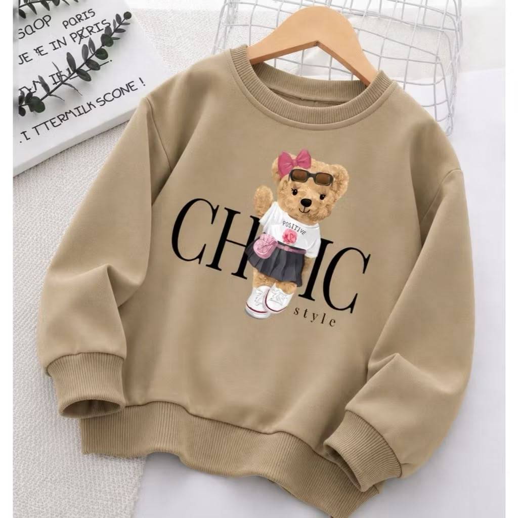 blusa de frio urso infantil 2 ao 16