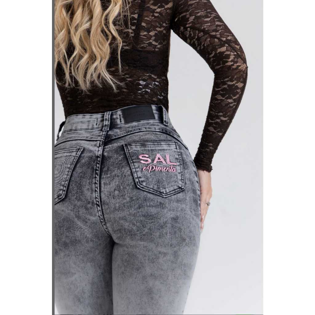 Calça Grafite Sal e Pimenta