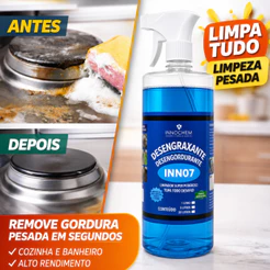Limpa Tudo Multiuso Desengordurante Desengraxante 1 Litro Limpeza Pesada Removedor Sujeira Gordura