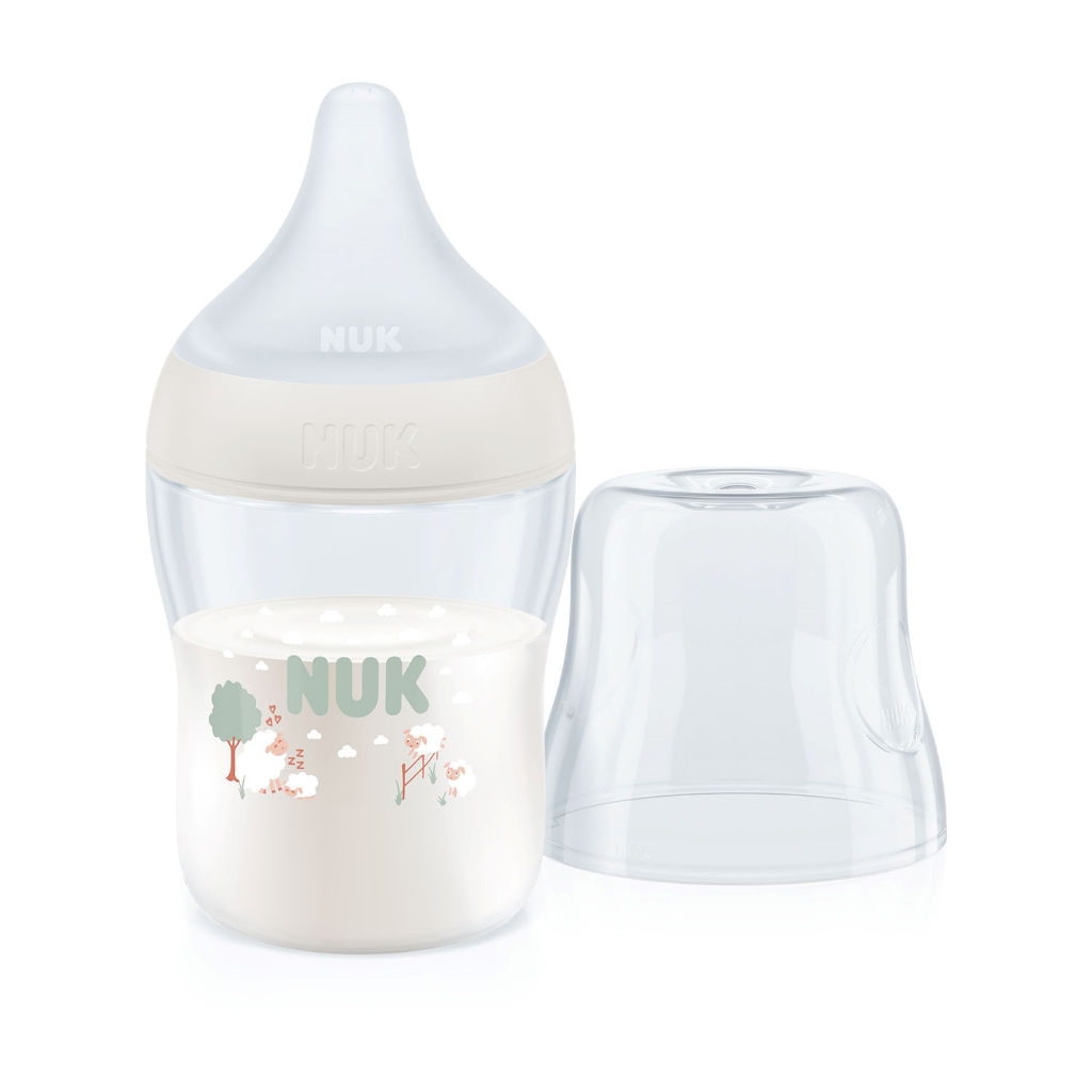 Mamadeira Nuk Perfect Match 150ml +0M Fluxo Lento Ovelha