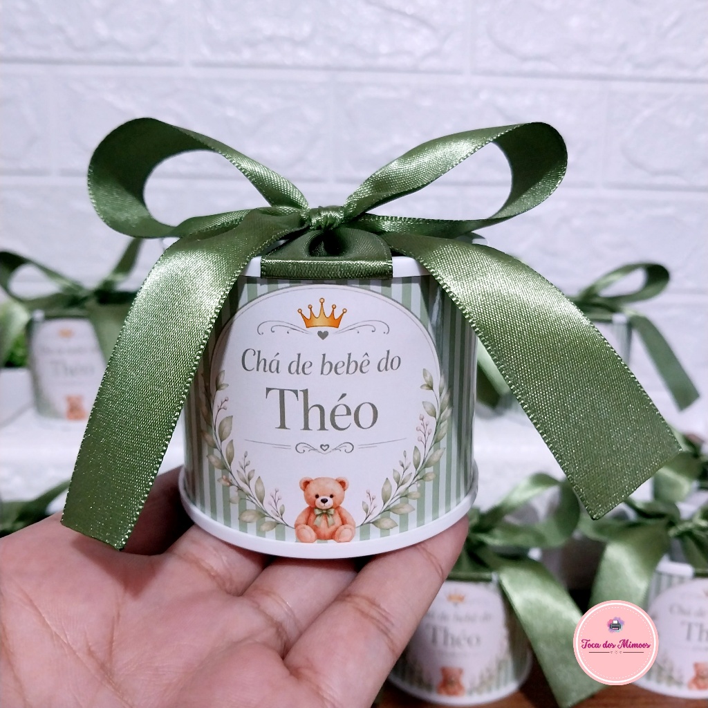 KIT TUBOLATAS PERSONALIZADAS 5X6 cm - CHA DE BEBÊ - LEMBRANCINHAS | MATERNIDADE - qualquer tema