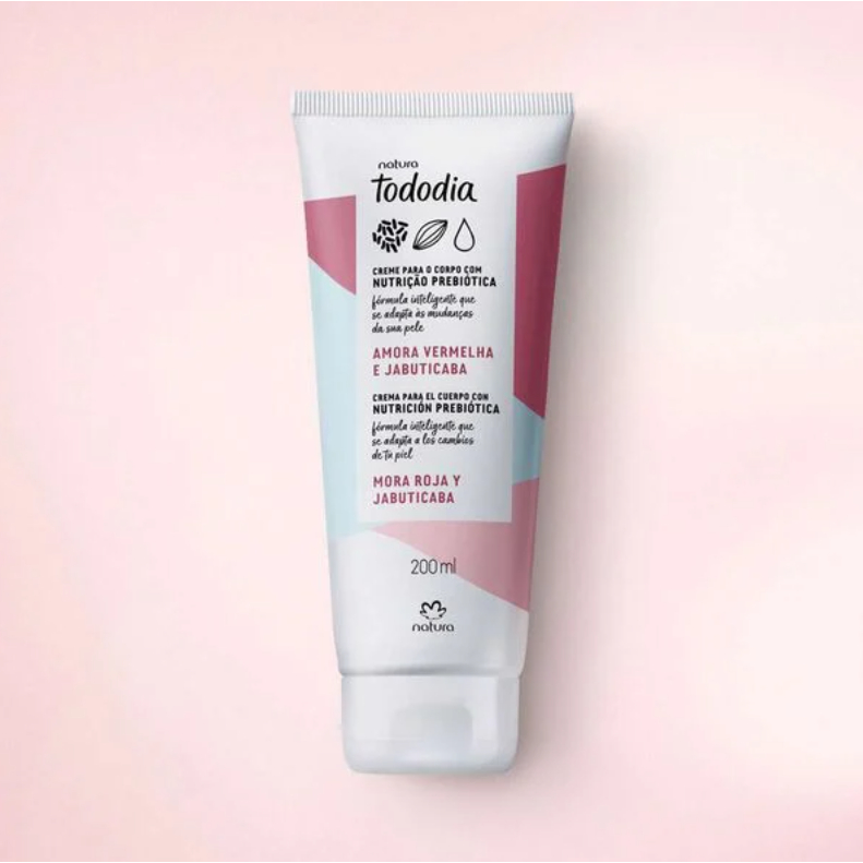 Hidratante Natura Tododia Amora Vermelha e Jabuticaba 200ml - Nutrição
