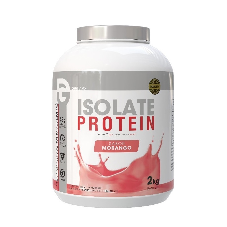 Whey Protein Isolado 2kg DG Labs Isolate Protein Alta Proteína