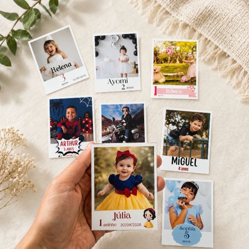 Foto Imã Geladeira 9x12- Lembrancinha Personalizada - Aniversário Infantil - Festa - Envio Rápido  Lembrancinha