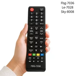 Controle Compatível Tv Samsung Smart Hub Plasma Lcd Led 4k Fbg-7036 Le-7028 Sky-8008 Led Lcd Plasma 4K