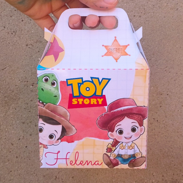 Maletinha Kit Caixinha Sacolinha peqquena Toy Story - Lembrancinha para Festa Personalizada no tema toy story