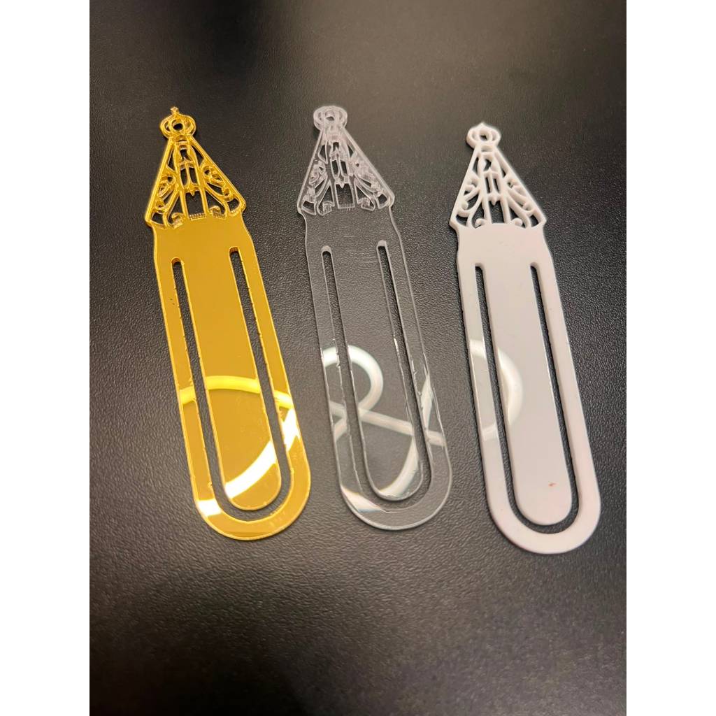 Kit Mini Marca-Página Nossa Senhora Aparecida, Lembrancinha Religiosa Marcador de Livro Catequese Presente Devocional