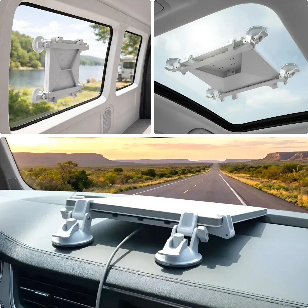 Suporte Painel Para Starlink Mini Ventosas Anti Multa Veicular Carro Base Case Para brisa Teto Solar