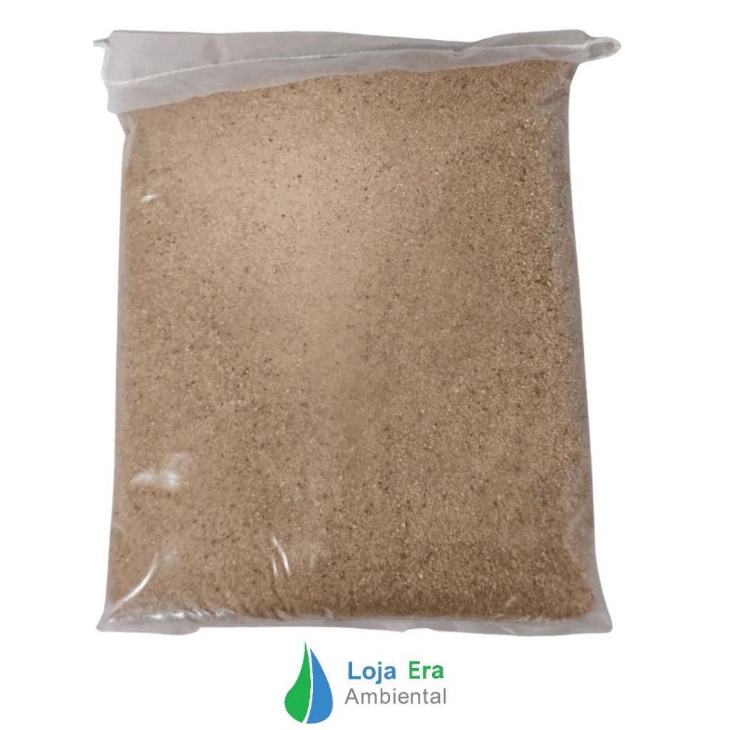 Areia de Quartzo Filtrante FINA (0,5 a 1,0mm) Saco 5Kg