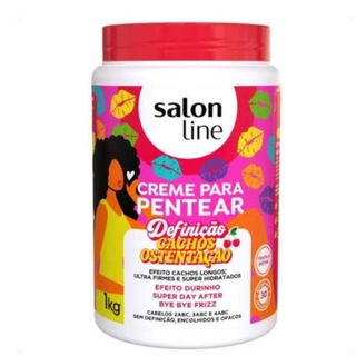 Creme Pentear Salon Line Definição Cachos Ostentação 1kg