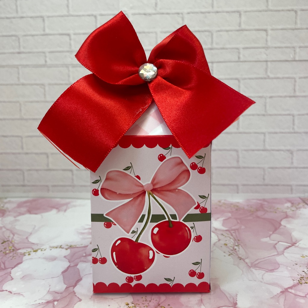 Kit Caixas Cereja/ Cerejinha Personalizada /Lembrancinha de Festa /Aniversário