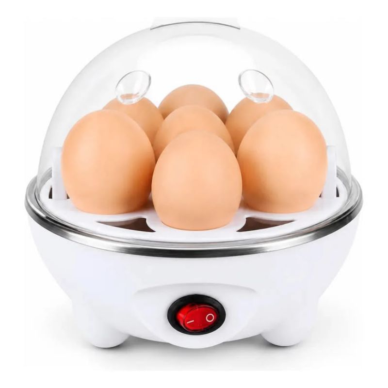 Cozedor de Ovos Elétrico Plasvale Camada Única - Compacto e Portátil, Cozinha à Vapor 110V