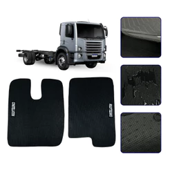 Tapete Emborrachado Para Caminhão VW Constellation 2 Peças Dianteiras Premium