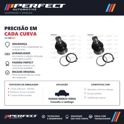 Par Pivo De Suspensão NISSAN MARCH VERSA Perfect