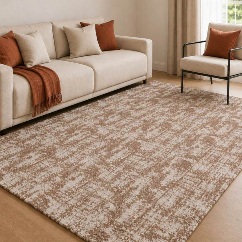 Tapete Jacquard 3,00 m x 2,00 m e 2,00 m x 2,50 m Antiderrapante Geométrico Sala Escritório Quarto