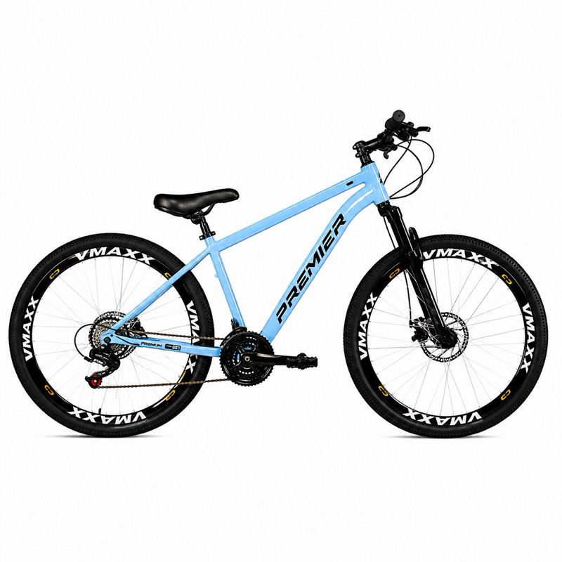 Bicicleta Premier Aro 26/29 Alumínio | 21 Marchas ou Sem Marchas | Aro Aero ou Vmax | Freio Hidráulico ou Mecânico