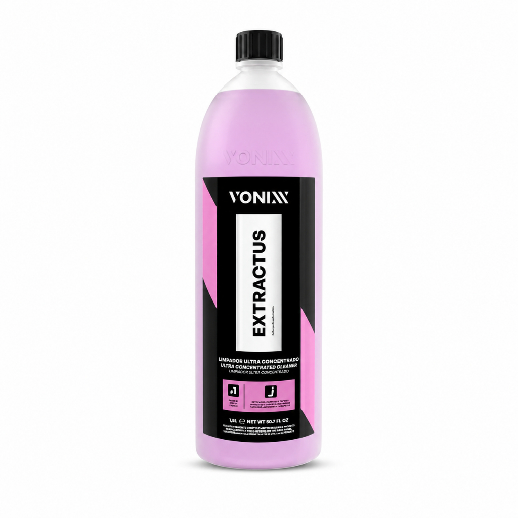 Limpador Para Extratora Ultra Concentrado Extractus 1,5L Vonix Especifico Estofado Carpetes Tapetes