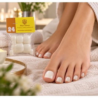 Unha Postiça para os Pés Kit 3 pct com 72pcs | Profissional