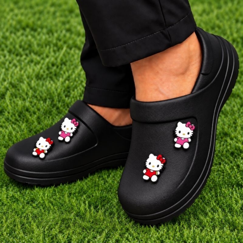 Sapato Profissional Antiderrapante Hello kitty Serviço Profissional Cozinha Diarista Produção leve (Nr-32 Hello kitty)