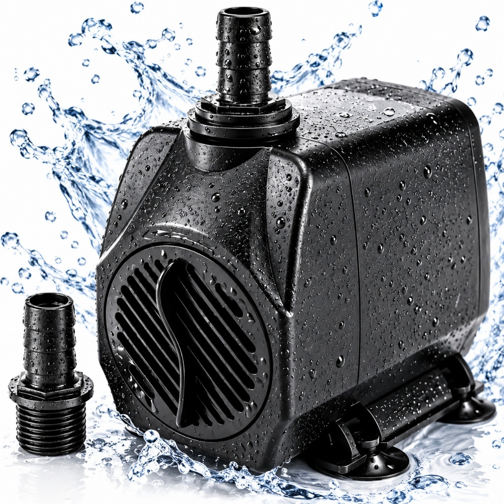 Bomba Submersa 2500 L/h para Lagos, Aquários e Fontes – Elevação 2,7m – Silenciosa