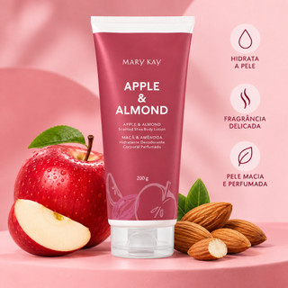 Hidratante Corporal Mary Kay Maçã e Amêndoa 200g Perfumado Creme Hidratante Feminino