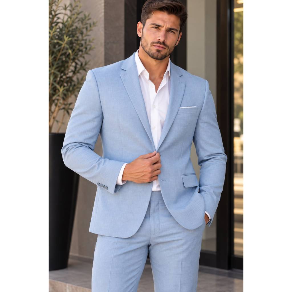 Kit Terno Masculino Slim Completo (Paletó+Calça)