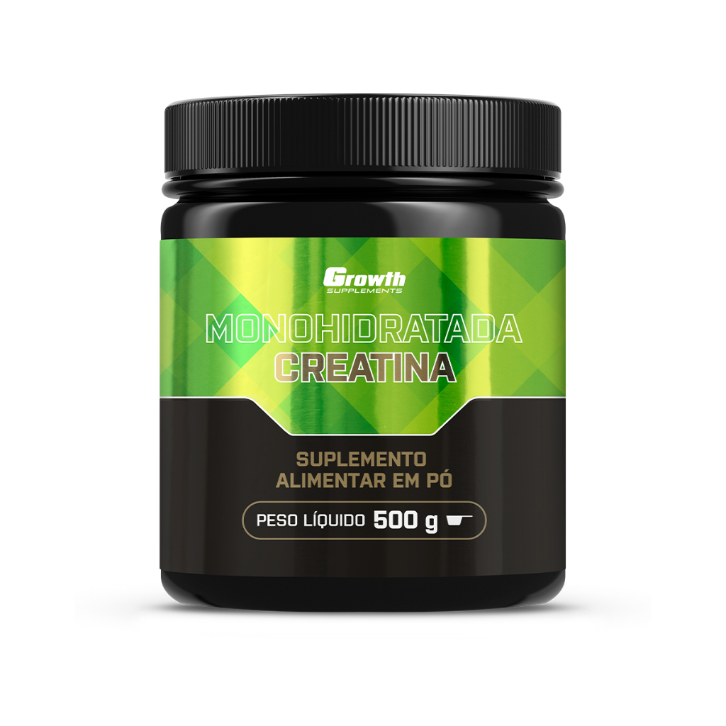 Creatina monohidratada 500g + Creatina monohidratada 500g - Growth Supplements