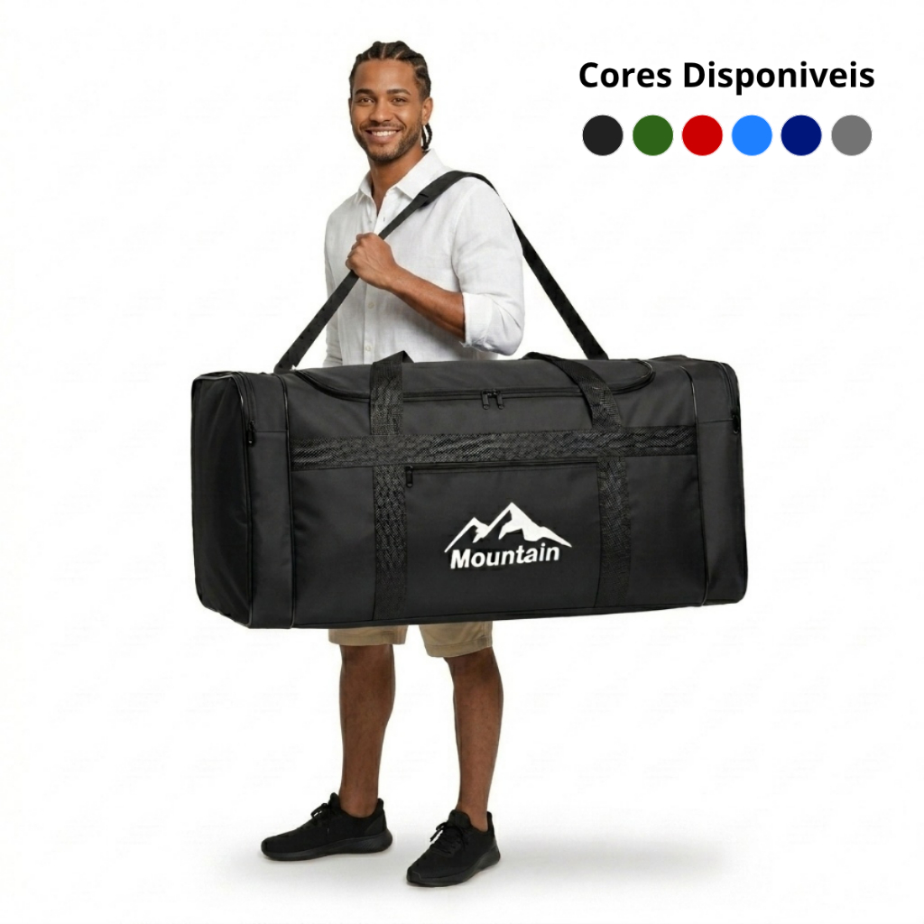 Bolsa De Viagem Extra Grande 100l Sacola Egg Enorme Gigante Resistente Entrega Rapida 23kg Atacado