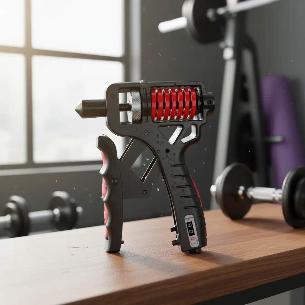 Handgrip Ajustável 165kg Com Contador Para Fortalecer Braço