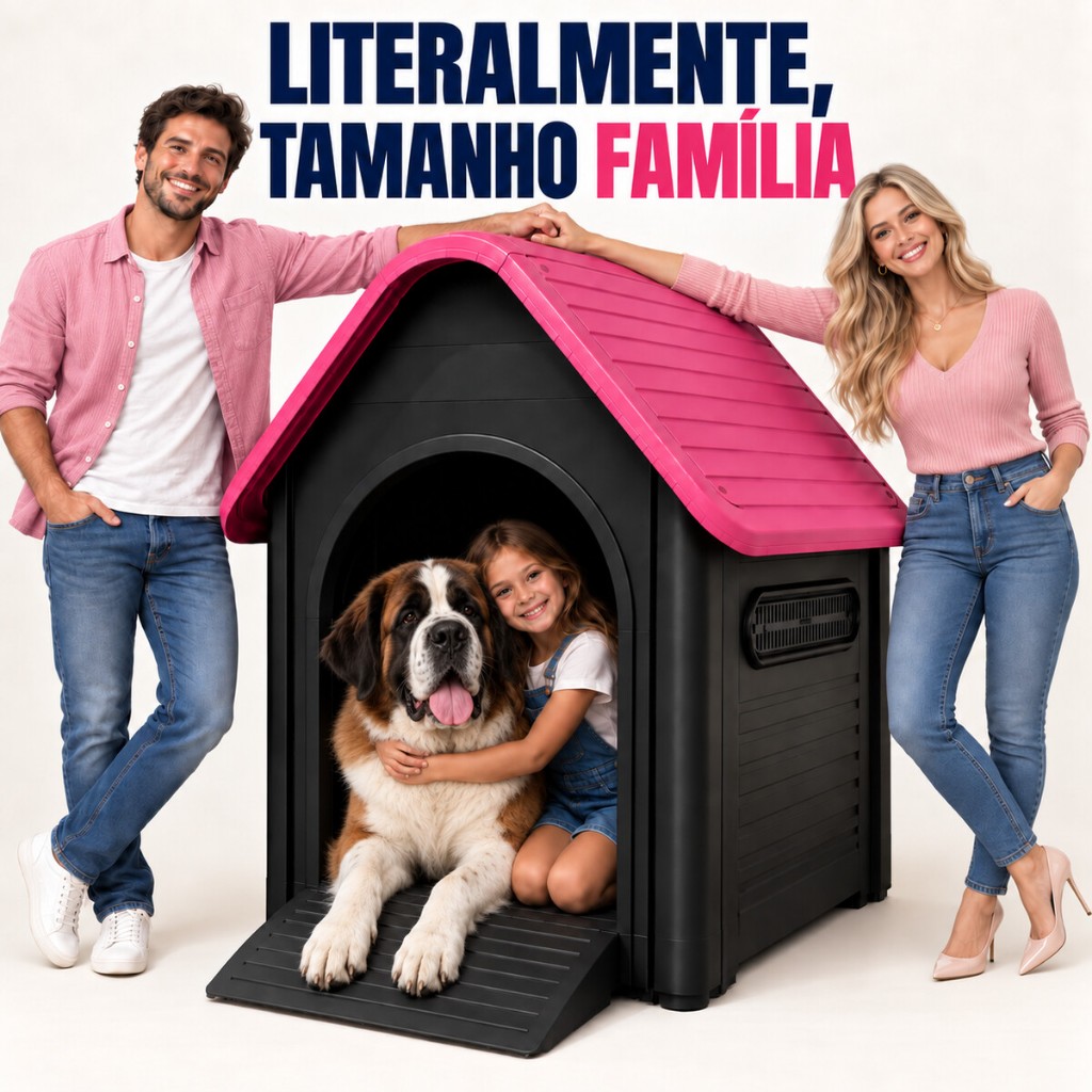 Gigante Casa Para Cachorro Big Dog Home Black Nº12 Casinha Extra Grande