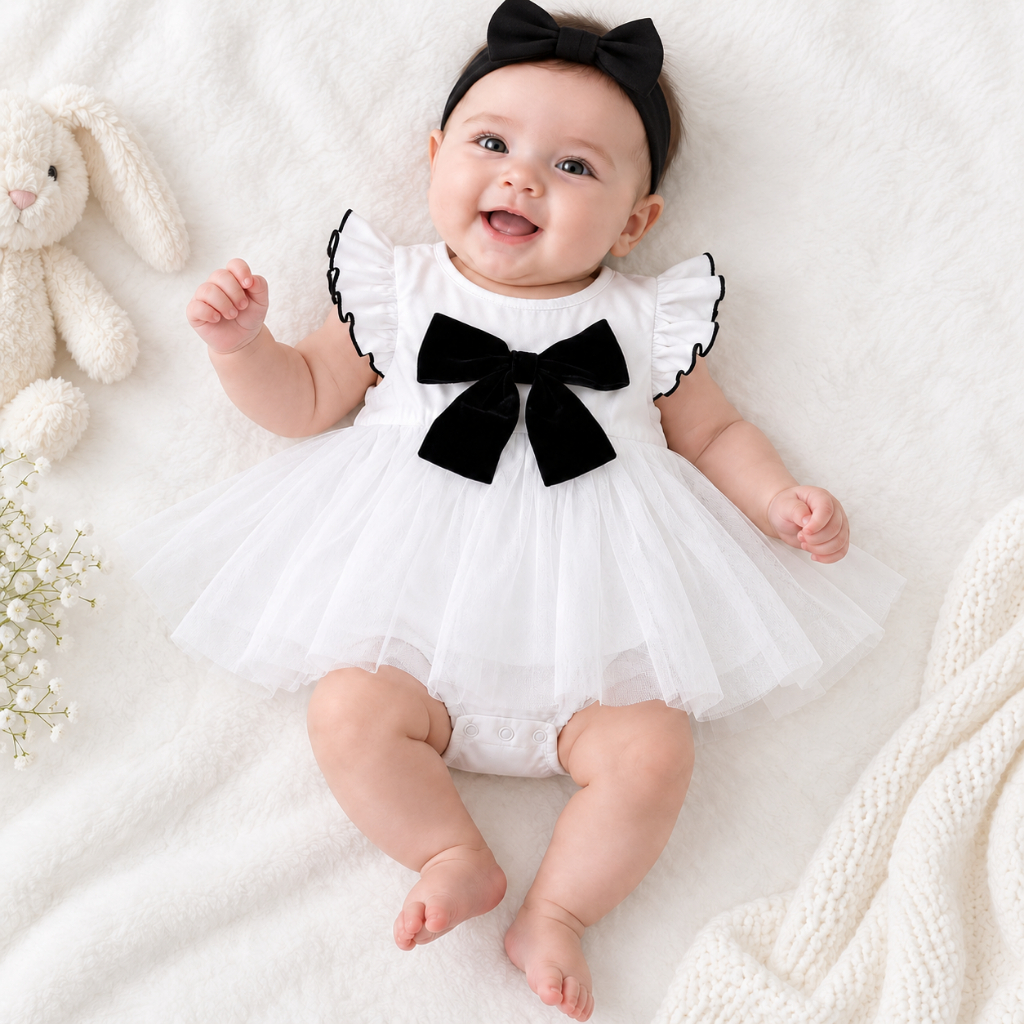 Vestido para bebê Mini Diva Cloe