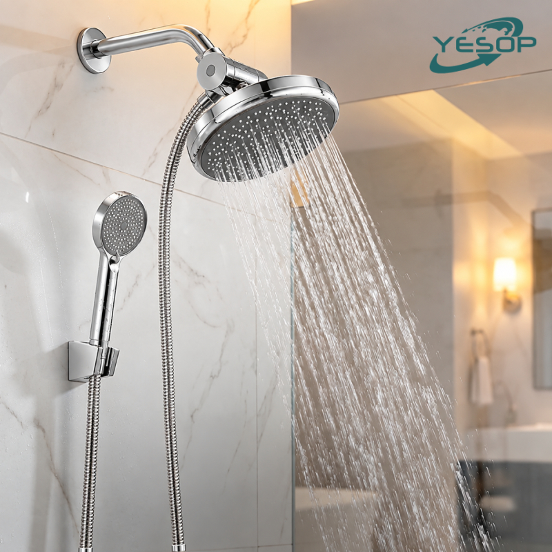 YESOP Chuveiro E Ducha Manual De Banheiro De Parede Inox Luxo De Estilo Céu Estrelado