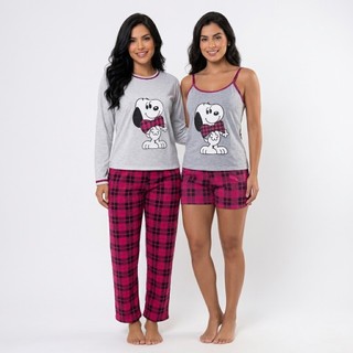 Pijama longo adulto feminino, Snoop