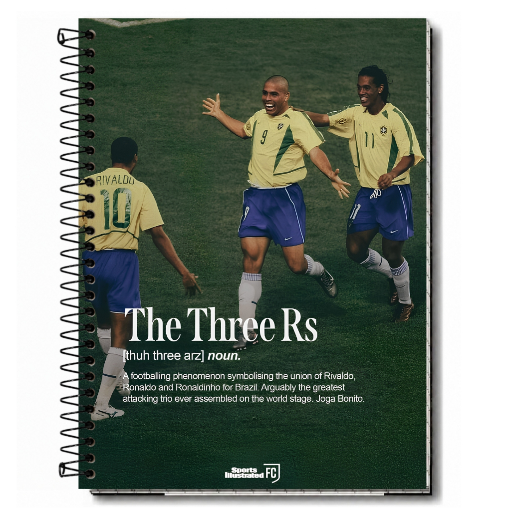 Caderno Seleção Brasileira – Rumo ao pentacampeão Edição Copa 2002 Capa Dura Exclusiva, Escolar e Universi
