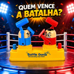 Jogo Bate Martelo Infantil 2 Jogadores Brinquedo de Batalha Competição