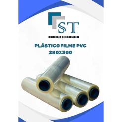 BOBINA PLASTICO FILME PVC ESTICÁVEL 280x300